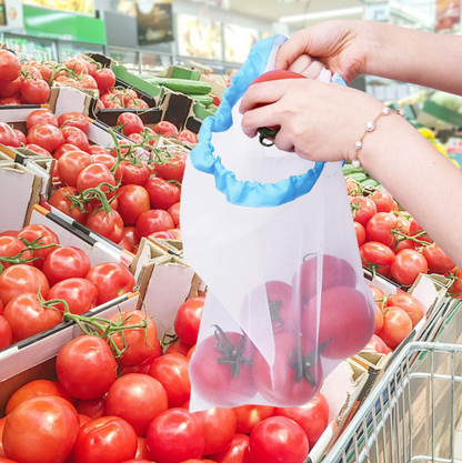 Reusable Mesh Produce Bags — Washable, Plastic-Free Grocery & Storage Bags