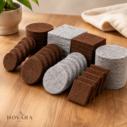Self-Adhesive Furniture Felt Pads — Scratch-Free Floor Protectors (Value Pack)