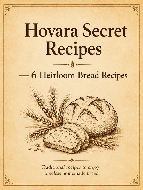 Hovara Secret Recipes — 6 Heirloom Bread Recipes