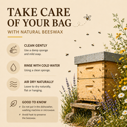 Hovara beeswax bread bag compared to plastic bread storage